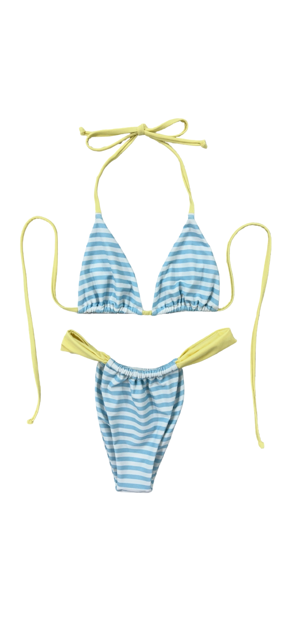 Paradise stripe bikini set